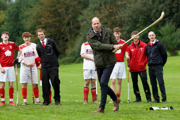 . 17 09 2026. Isle of Bute, United Kingdom. Prince William and Kate Middleton, the Prince and Princess of Wales, during a visit to the Bute Shinty Club in Rothesay, on the Isle of Bute, in Scotland, United Kingdom.  xPoolx xi-Imagesx IIM-27012-0028