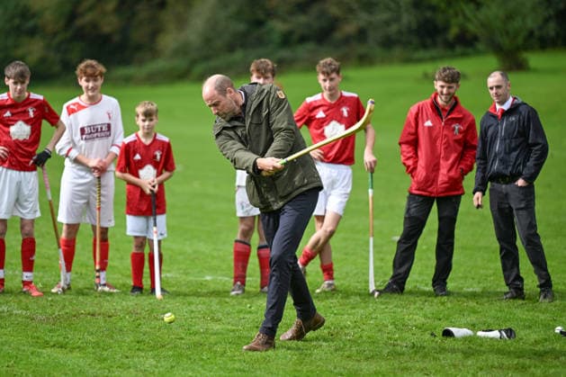 The Prince and Princess of Wales (known as Duke and Duchess of Rothesay when in Scotland) arrive for a visit to the Bute Shinty Club, in Rothesay, where shinty - one of Scotland s oldest traditional sports - has been played for generations, on their first official visit to the Isle of Bute, to highlight the power of community, connection and volunteering Featuring: William, Prince of Wales Where: Rothesay, United Kingdom When: 17 Sep 2026 Credit: Cover Images **NOT AVAILABLE FOR HELLO MAGAZINE** EDITORIAL USE ONLY. NOT FOR USE BY NEWSPAPERS BASED IN THE UK. Copyright: xx coverimg56029349