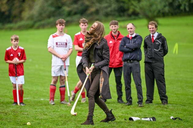 The Prince and Princess of Wales (known as Duke and Duchess of Rothesay when in Scotland) arrive for a visit to the Bute Shinty Club, in Rothesay, where shinty - one of Scotland s oldest traditional sports - has been played for generations, on their first official visit to the Isle of Bute, to highlight the power of community, connection and volunteering Featuring: William, Prince of Wales Where: Rothesay, United Kingdom When: 17 Sep 2026 Credit: Cover Images **NOT AVAILABLE FOR HELLO MAGAZINE** EDITORIAL USE ONLY. NOT FOR USE BY NEWSPAPERS BASED IN THE UK. Copyright: xx coverimg56029351