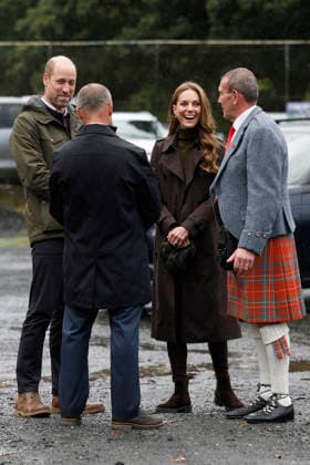 The Prince and Princess of Wales visit Bute Shinty Club The Prince and Princess of Wales visit Bute Shinty Club, Rothesay, Bute, UK, on the 17th September 2026. Picture by Jeff J Mitchell WPA-Pool Rothesay Bute Shinty Club Bute UK  WHA-0831