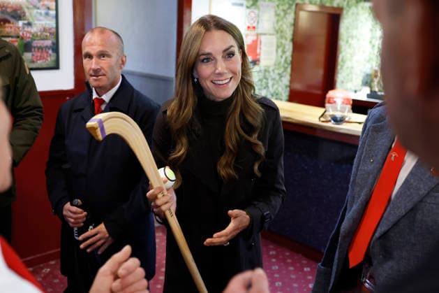 The Prince and Princess of Wales visit Bute Shinty Club The Prince and Princess of Wales visit Bute Shinty Club, Rothesay, Bute, UK, on the 17th September 2026. Picture by Jeff J Mitchell WPA-Pool Rothesay Bute Shinty Club Bute UK  WHA-0831