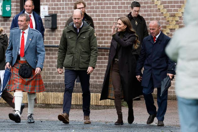 The Prince and Princess of Wales visit Bute Shinty Club The Prince and Princess of Wales visit Bute Shinty Club, Rothesay, Bute, UK, on the 17th September 2026. Picture by Jeff J Mitchell WPA-Pool Rothesay Bute Shinty Club Bute UK  WHA-0831