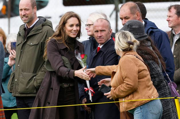 The Prince and Princess of Wales visit Bute Shinty Club The Prince and Princess of Wales visit Bute Shinty Club, Rothesay, Bute, UK, on the 17th September 2026. Picture by Jeff J Mitchell WPA-Pool Rothesay Bute Shinty Club Bute UK  WHA-0831