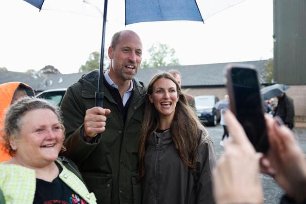 The Prince and Princess of Wales visit Bute Shinty Club The Prince and Princess of Wales visit Bute Shinty Club, Rothesay, Bute, UK, on the 17th September 2026. Picture by Jeff J Mitchell WPA-Pool Rothesay Bute Shinty Club Bute UK  WHA-0831