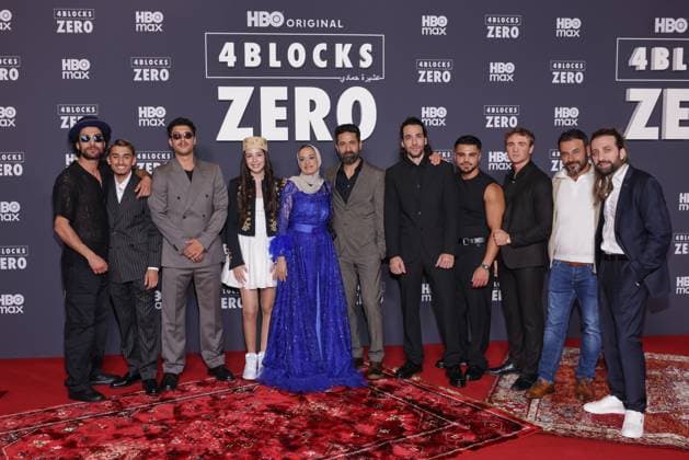 4 Blocks Zero Soufiane EL Mesaudi, Almountaser Monty Alchltouh, Tareq Nassery, Siana Zayed, Fatima Khanfour, Rami Fadel Khalaf, Tariq Al Saies, Mohammad Eliraqui Premiere of 4 Blocks Zero at the Kulturbrauerei Berlin, Berlin Date: September 17, 2026 Copyright: xEventpress Kratschx