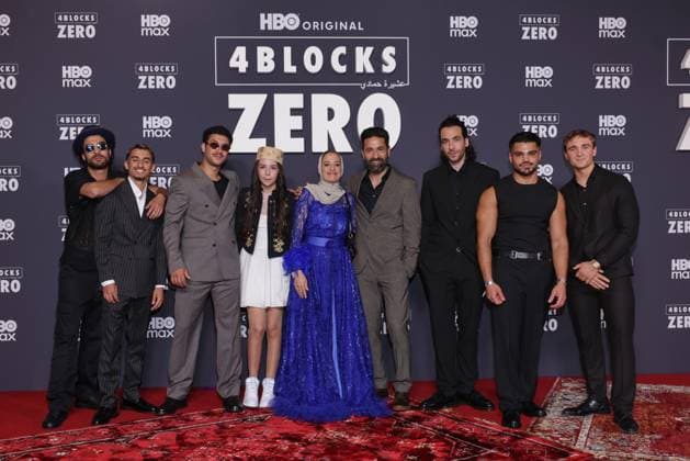4 Blocks Zero Soufiane EL Mesaudi, Almountaser Monty Alchltouh, Tareq Nassery, Siana Zayed, Fatima Khanfour, Rami Fadel Khalaf, Tariq Al Saies, Mohammad Eliraqui Premiere of 4 Blocks Zero at the Kulturbrauerei Berlin, Berlin Date: September 17, 2026 Copyright: xEventpress Kratschx