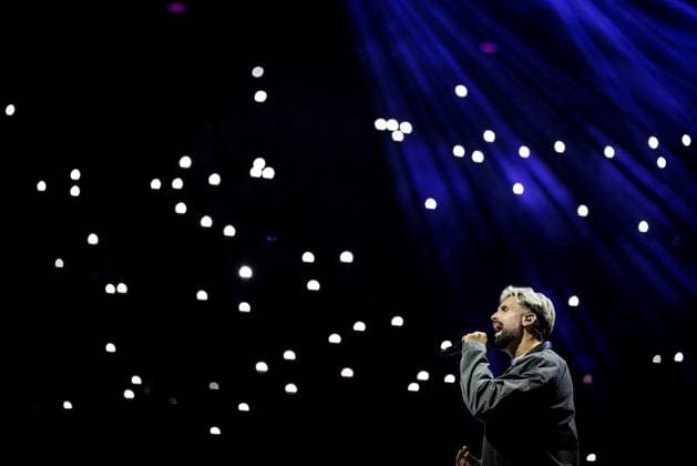 AMSTERDAM - Simon Keizer during The Streamers performance at the Ziggo Dome on the occasion of their 5th anniversary. RAMON VAN FLYMEN ANP netherlands out - belgium out  Copyright: xx x569023147x originalFilename: 569023147.jpg