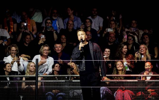 AMSTERDAM - Snelle during The Streamers performance at the Ziggo Dome on the occasion of their 5th anniversary. RAMON VAN FLYMEN ANP netherlands out - belgium out  Copyright: xx x569023595x originalFilename: 569023595.jpg