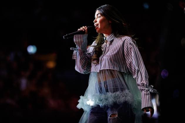 AMSTERDAM - ZoÃ« Tauran during The Streamers performance at the Ziggo Dome on the occasion of their 5th anniversary. RAMON VAN FLYMEN ANP netherlands out - belgium out  Copyright: xx x569024571x originalFilename: 569024571.jpg