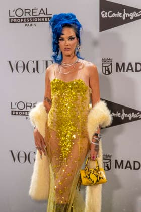 September 17, 2026, Madrid, Madrid, Spain: SITA ABELLAN attend the Vogue Fashion s Night Out 2026 photocall, which will take place at the Rosewood Villa Magna Hotel on September 17, 2026, in Madrid, Spain. Madrid Spain  - ZUMAc312 20260917_zsp_c312_123 Copyright: xOscarxManuelxSanchezx