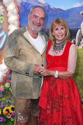 Ireen Sheer with her husband Klaus Jürgen Kahl at the HEIDIFEST 2026 at the Hofbräuhaus in Munich on September 17, 2026