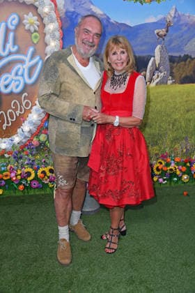 Ireen Sheer with her husband Klaus Jürgen Kahl at the HEIDIFEST 2026 at the Hofbräuhaus in Munich on September 17, 2026