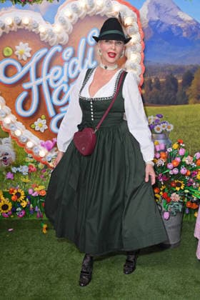 Nadja Auermann at HEIDIFEST 2026 at the Hofbräuhaus in Munich on September 17, 2026