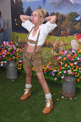Michelle at the HEIDIFEST 2026 at the Hofbräuhaus in Munich on September 17, 2026