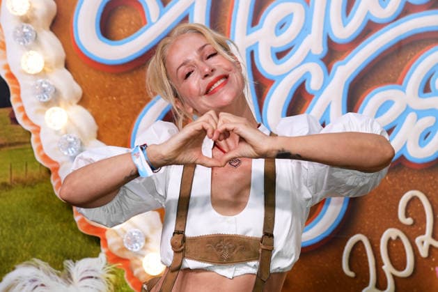Michelle at the HEIDIFEST 2026 at the Hofbräuhaus in Munich on September 17, 2026