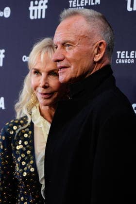 September 17, 2026, Toronto, On, CAN: Trudie Styler and Sting arrive on the red carpet to promote the film Up Against It at the Toronto International Film Festival, in Toronto, on Thursday, Sept.17, 2026. Toronto CAN  - ZUMAc35_ 20260917_zaf_c35_126 Copyright: xChrisxYoungx