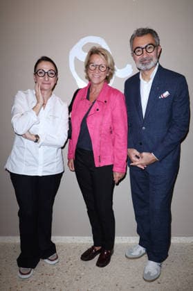 Anne-Sophie Pic Paris Opening Party - Paris Ariane Massenet, Anne-Sophie Pic and David Sinapian attend Anne-Sophie Pic Paris Party on September 17, 2026 in Paris, France. Photo by Jerome Dominé ABACAPRESS.COM Paris France  Copyright: xDominexJerome ABACAx