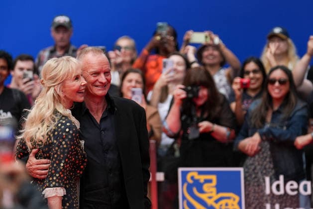 2026 Toronto International Film Festival - Up Against It TORONTO, CANADA - SEPTEMBER 17 : Trudie Styler (L) and Sting (R) attend the premiere of Up Against It during the 2026 Toronto International Film Festival at Roy Thomson Hall in Toronto, Ontario, Canada on September 17, 2026. Mert Alper Dervis Anadolu Toronto Canada. Editorial use only. Please get in touch for any other usage.  Copyright: x2026xAnadoluxMertxAlperxDervisx