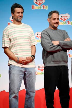 Tom Beck and Moritz Bleibtreu at kinderTag 2026 at the Atelier Gardens in Berlin, September 17, 2026 Foto:xN.xKubelkax xFuturexImagex kindertag_6905