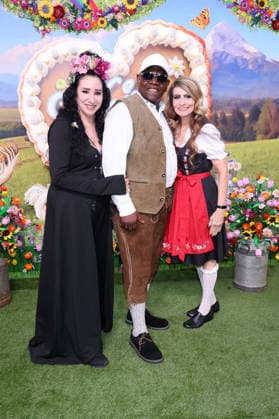 The True Voices of Milli Vanilli, featuring Linda Rocco, Charles Shaw, and Jodie Rocco, arriving at the RTL TV show HeidiFest by Heidi Klum at the Hofbräuhaus in Munich, September 17, 2026 Foto:xK.xKriegerx xFuturexImagex heidifest_6529