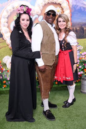 The True Voices of Milli Vanilli, featuring Linda Rocco, Charles Shaw, and Jodie Rocco, arriving at the RTL TV show HeidiFest by Heidi Klum at the Hofbräuhaus in Munich, September 17, 2026 Foto:xK.xKriegerx xFuturexImagex heidifest_6531