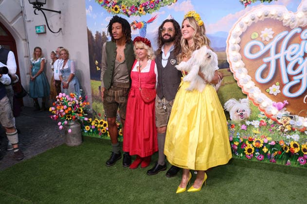 Henry Samuel, Erna Klum, Tom Kaulitz, and Heidi Klum arriving at the RTL TV show HeidiFest by Heidi Klum at the Hofbräuhaus in Munich, September 17, 2026 Foto:xK.xKriegerx xFuturexImagex heidifest_6547