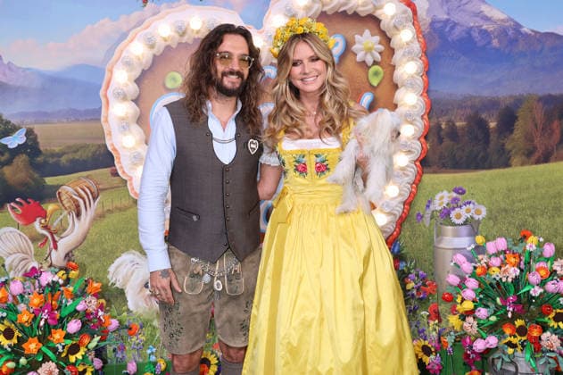 Tom Kaulitz and Heidi Klum arriving at the RTL TV show HeidiFest by Heidi Klum at the Hofbräuhaus in Munich, September 17, 2026 Foto:xK.xKriegerx xFuturexImagex heidifest_6558