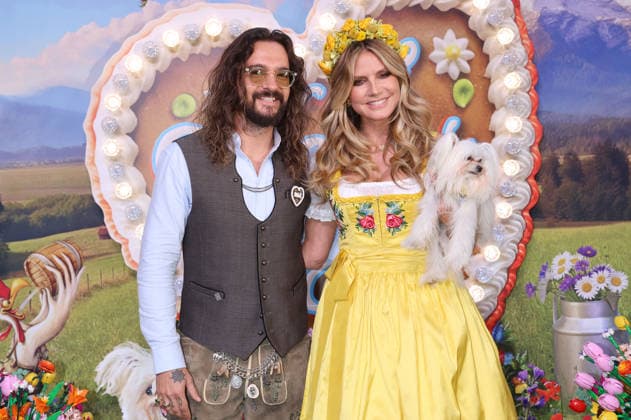Tom Kaulitz and Heidi Klum arriving at the RTL TV show HeidiFest by Heidi Klum at the Hofbräuhaus in Munich, September 17, 2026 Foto:xK.xKriegerx xFuturexImagex heidifest_6559