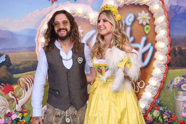 Tom Kaulitz and Heidi Klum arriving at the RTL TV show HeidiFest by Heidi Klum at the Hofbräuhaus in Munich, September 17, 2026 Foto:xK.xKriegerx xFuturexImagex heidifest_6562