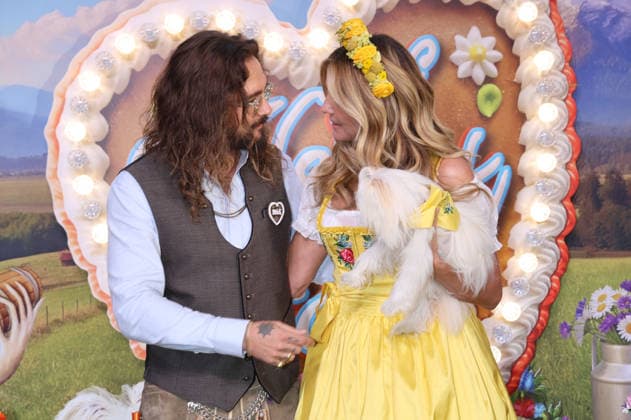 Tom Kaulitz and Heidi Klum arriving at the RTL TV show HeidiFest by Heidi Klum at the Hofbräuhaus in Munich, September 17, 2026 Foto:xK.xKriegerx xFuturexImagex heidifest_6563
