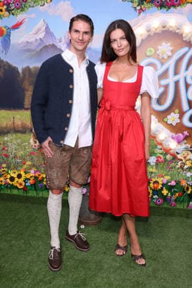 Vanessa Fuchs and her companion upon arrival at the RTL TV show HeidiFest by Heidi Klum at the Hofbräuhaus in Munich, September 17, 2026 Foto:xK.xKriegerx xFuturexImagex heidifest_6594