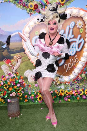 Olivia Jones arriving at the RTL TV show HeidiFest by Heidi Klum at the Hofbräuhaus in Munich, September 17, 2026 Foto:xK.xKriegerx xFuturexImagex heidifest_6652