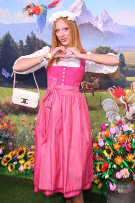 Anna Ermakova arriving at the RTL TV show HeidiFest by Heidi Klum at the Hofbräuhaus in Munich, September 17, 2026 Foto:xK.xKriegerx xFuturexImagex heidifest_6666