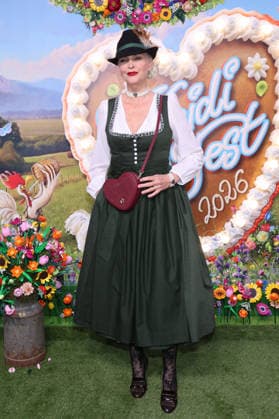 Nadja Auermann upon her arrival at the RTL TV show HeidiFest by Heidi Klum at the Hofbräuhaus in Munich, September 17, 2026 Foto:xK.xKriegerx xFuturexImagex heidifest_6717