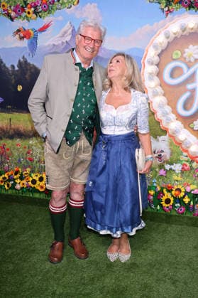 Marianne and Michael upon their arrival at the RTL TV show HeidiFest by Heidi Klum at the Hofbräuhaus in Munich, September 17, 2026 Foto:xK.xKriegerx xFuturexImagex heidifest_6732