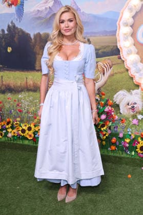Pamela Reif arriving at the RTL TV show HeidiFest by Heidi Klum at the Hofbräuhaus in Munich, September 17, 2026 Foto:xK.xKriegerx xFuturexImagex heidifest_6740