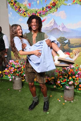 Leni Klum and Henry Samuel arriving at the RTL TV show HeidiFest by Heidi Klum at the Hofbräuhaus in Munich, September 17, 2026 Foto:xK.xKriegerx xFuturexImagex heidifest_6802