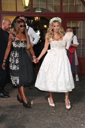 Naomi Campbell and Heidi Klum arriving at the RTL TV show HeidiFest by Heidi Klum at the Hofbräuhaus in Munich, September 17, 2026 Foto:xK.xKriegerx xFuturexImagex heidifest_6817