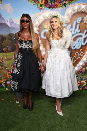 Naomi Campbell and Heidi Klum arriving at the RTL TV show HeidiFest by Heidi Klum at the Hofbräuhaus in Munich, September 17, 2026 Foto:xK.xKriegerx xFuturexImagex heidifest_6821