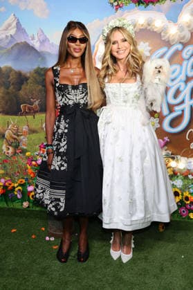 Naomi Campbell and Heidi Klum arriving at the RTL TV show HeidiFest by Heidi Klum at the Hofbräuhaus in Munich, September 17, 2026 Foto:xK.xKriegerx xFuturexImagex heidifest_6824