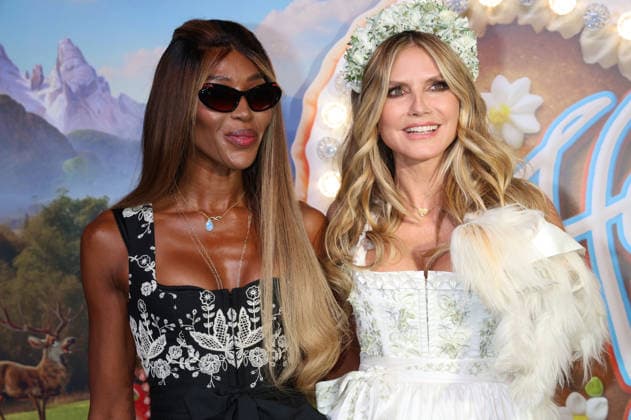 Naomi Campbell and Heidi Klum arriving at the RTL TV show HeidiFest by Heidi Klum at the Hofbräuhaus in Munich, September 17, 2026 Foto:xK.xKriegerx xFuturexImagex heidifest_6829