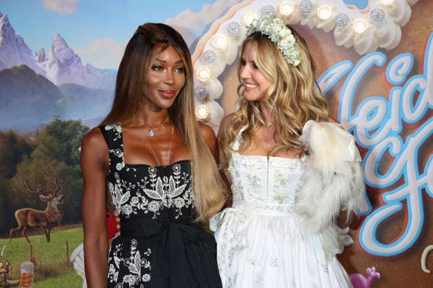 Naomi Campbell and Heidi Klum arriving at the RTL TV show HeidiFest by Heidi Klum at the Hofbräuhaus in Munich, September 17, 2026 Foto:xK.xKriegerx xFuturexImagex heidifest_6833