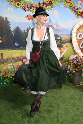 Nadja Auermann upon her arrival at the RTL TV show HeidiFest by Heidi Klum at the Hofbräuhaus in Munich, September 17, 2026 Foto:xK.xKriegerx xFuturexImagex heidifest_6849