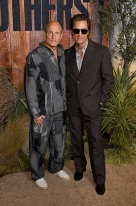 ˜Brothers™ World Premiere Woody Harrelson and Matthew McConaughey arriving to the Brothers world premiere held at the Hammer Museum in Los Angeles, Ca. on September 17, 2026. Los Angeles Hammer Museum California USA Copyright: xStarbuck xAFF-USA.COMx