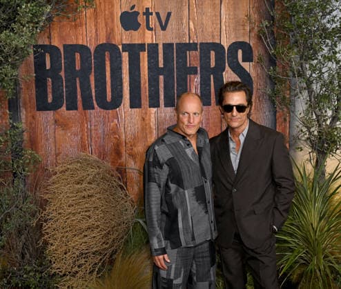 ˜Brothers™ World Premiere Woody Harrelson and Matthew McConaughey arriving to the Brothers world premiere held at the Hammer Museum in Los Angeles, Ca. on September 17, 2026. Los Angeles Hammer Museum California USA Copyright: xStarbuck xAFF-USA.COMx