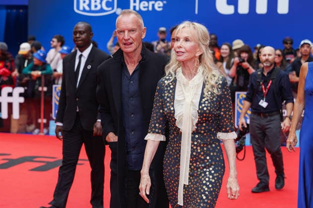 2026 Toronto International Film Festival - ˜Up Against It™ Premiere (L-R) Sting and Trudie Styler attend the red carpet for ˜Up Against It™ premiere during the 2026 Toronto International Film Festival (TIFF) at Roy Thomson Hall. on September 17, 2026 in Toronto, Canada. (Photo by Leonardo Ramirez Eyepix Group) Copyright: xLeonardoxRamirez xEyepixxGroupx LR17092026-00594