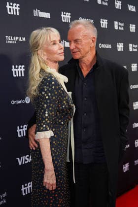 2026 Toronto International Film Festival - ˜Up Against It™ Premiere (L-R) Trudie Styler and Sting attend the red carpet for ˜Up Against It™ premiere during the 2026 Toronto International Film Festival (TIFF) at Roy Thomson Hall. on September 17, 2026 in Toronto, Canada. (Photo by Leonardo Ramirez Eyepix Group) Copyright: xLeonardoxRamirez xEyepixxGroupx LR17092026-00626