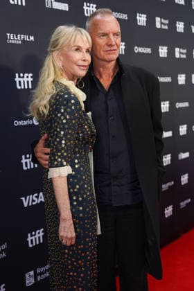 2026 Toronto International Film Festival - ˜Up Against It™ Premiere (L-R) Trudie Styler and Sting attend the red carpet for ˜Up Against It™ premiere during the 2026 Toronto International Film Festival (TIFF) at Roy Thomson Hall. on September 17, 2026 in Toronto, Canada. (Photo by Leonardo Ramirez Eyepix Group) Copyright: xLeonardoxRamirez xEyepixxGroupx LR17092026-00645