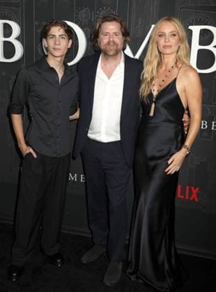 September 17, 2026, New York, New York, USA: Actor JACOB TREMBLAY, director JANUS METZ and actor ANNABELLEÃäWALLIS seen wearing a dress by Ulla Johnson at the Netflix New York Special Screening of Unabomber held at Metrograph. New York USA  - ZUMAk03_ 20260917_zaf_k03_082 Copyright: xNancyxKaszermanx