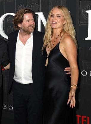 September 17, 2026, New York, New York, USA: Actor ANNABELLEÃäWALLIS seen wearing a dress by Ulla Johnson and director JANUS METZ at the Netflix New York Special Screening of Unabomber held at Metrograph. New York USA  - ZUMAk03_ 20260917_zaf_k03_077 Copyright: xNancyxKaszermanx